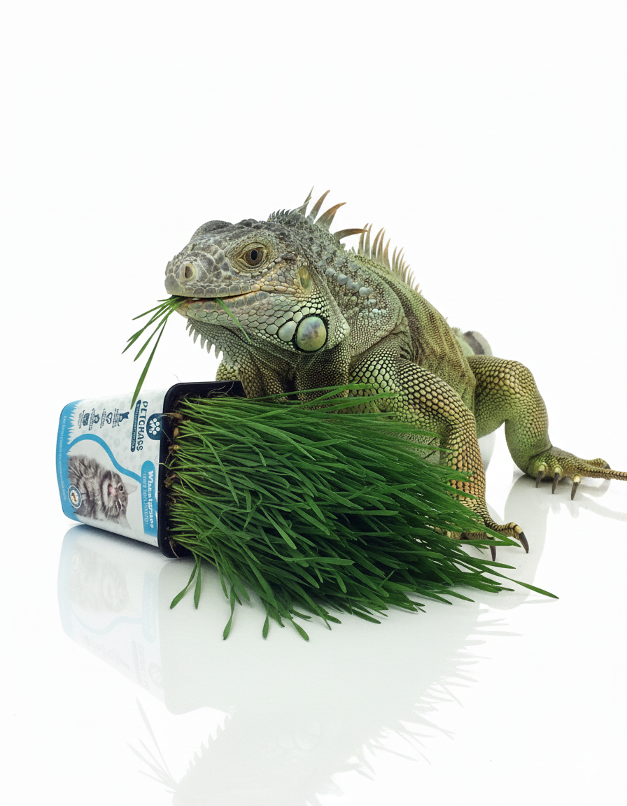 Iguana junto a PETGRASS
